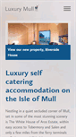 Mobile Screenshot of luxuryselfcateringmull.co.uk